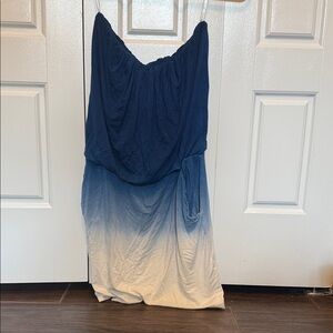 Young Fabulous & Broke Blue and White Mini Dress